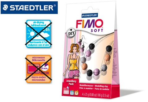 Zestaw biżuteryjny "Korale", Fimo Soft, Staedtler, 8 el.