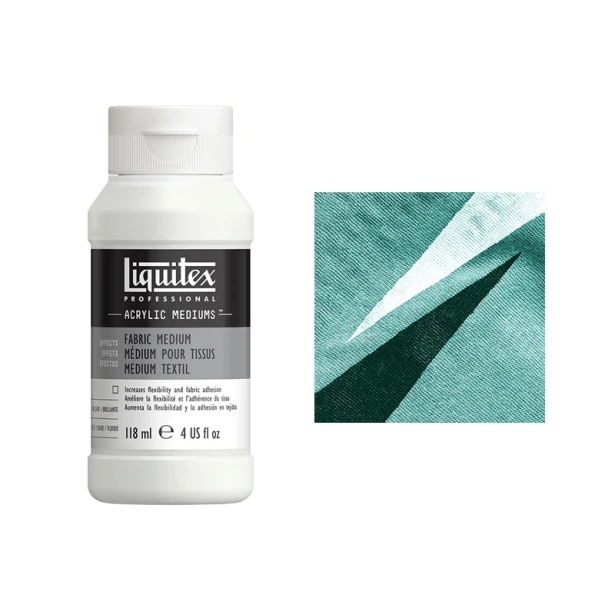 Medium do farb akrylowych, Fabric medium, Liquitex 118ml