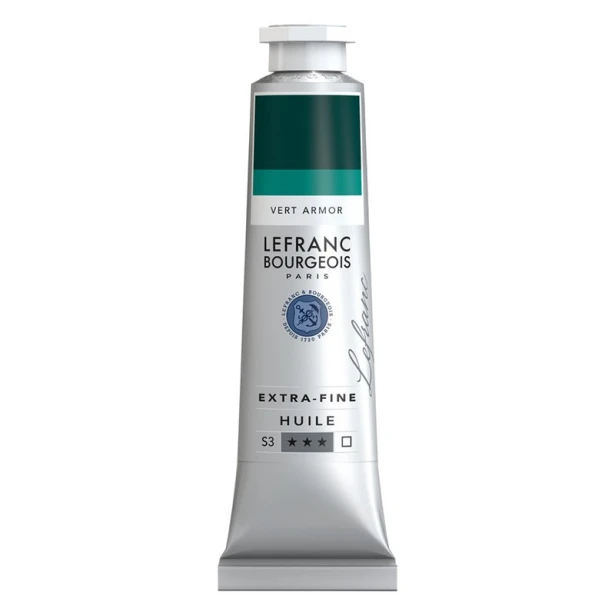 512 Armor green, artystyczna farba olejna Lefranc 40 ml