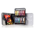 Introductory set 12, zestaw farb akwarelowych Qor, 12 x 5ml