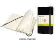 Notes Moleskine czarny, gładki, miękka oprawa, 9x14cm