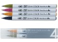 Clean Color, Kuretake, Deep colors 4szt