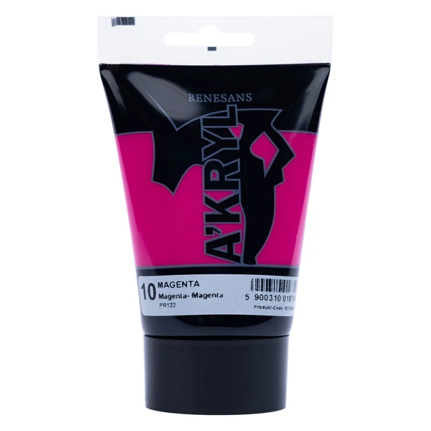 10 Magenta, farba akrylowa A'kryl Renesans 100ml