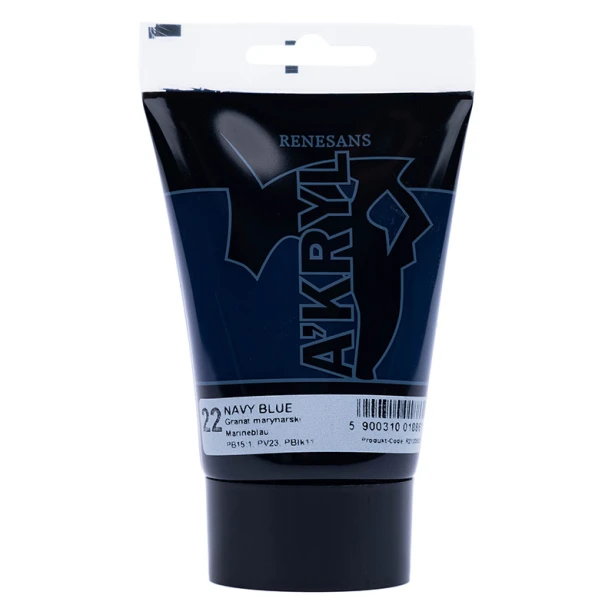 22 Granat marynarski, farba akrylowa A'kryl Renesans 100ml