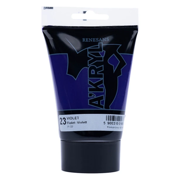 23 Fiolet, farba akrylowa A'kryl Renesans 100ml