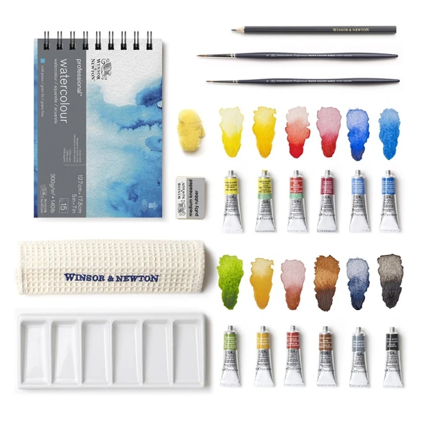 Akwarele Professional, Winsor&amp;Newton 20 elem.