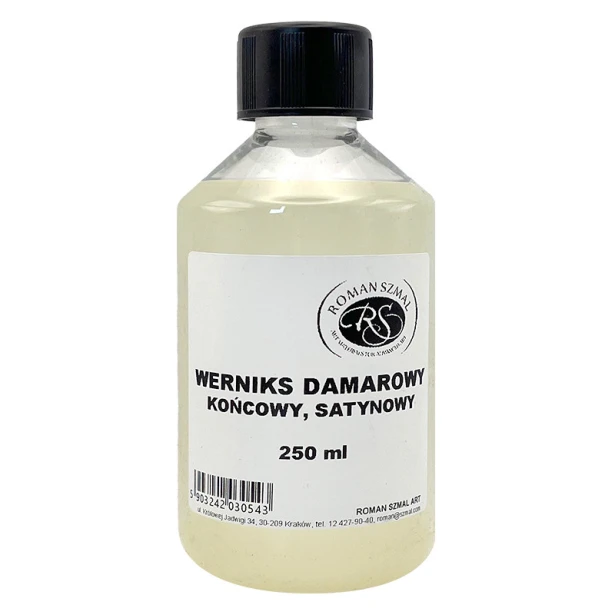 Werniks damarowy końcowy - satynowy, 250 ml