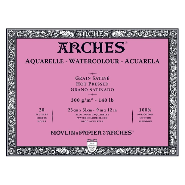 Blok Arches HP 300g 20ark. 23 x 31 cm