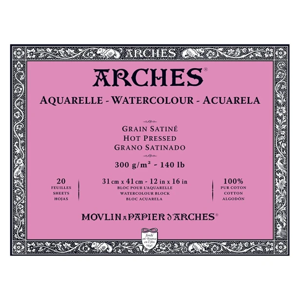 Blok Arches HP 300g 20ark. 31 x 41 cm