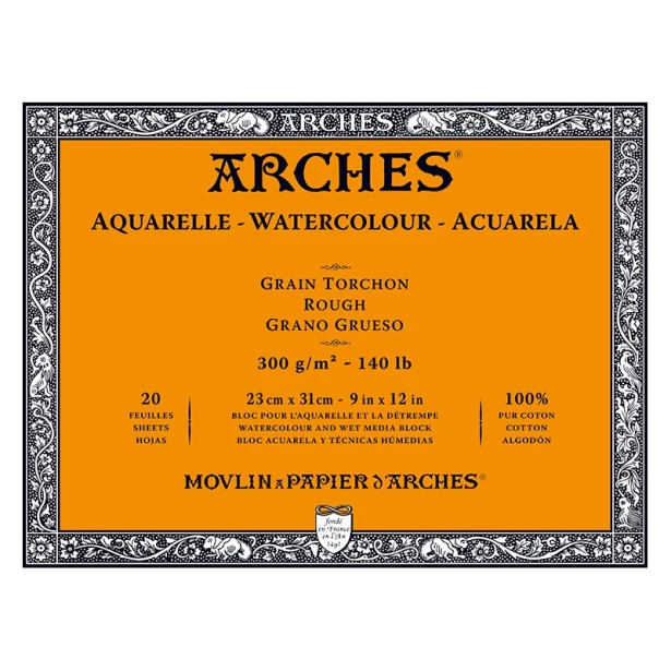 Blok Arches RGH 300g 20ark. 23 x 31 cm