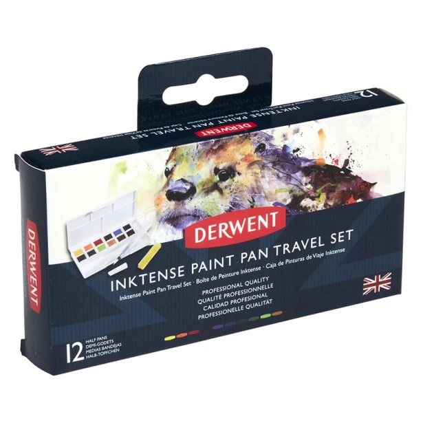 Inktense Paint Pan Set 1, 12 kol.
