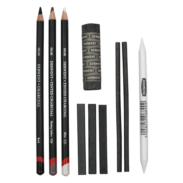 Charcoal Set, zestaw węgli Derwent