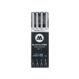 Blackliner Set 1, 4 cienkopisy Molotow