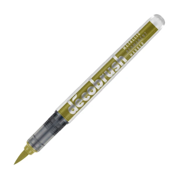Gold metallic, pisak DecoBrush Karin
