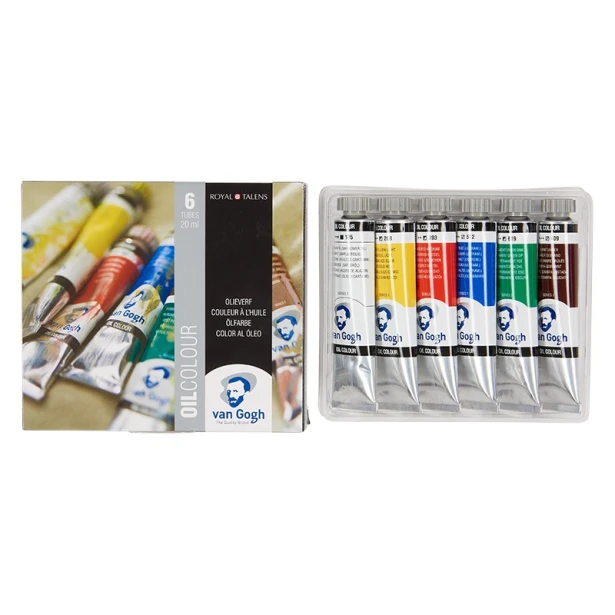 Farby olejne Van Gogh, zestaw 6 x 20 ml