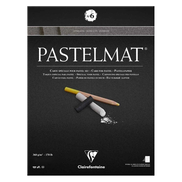 Pastelmat Anthracite, blok do pasteli 18/24 cm