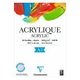 Blok do farb akrylowych Clairefontaine A3, 10 ark.