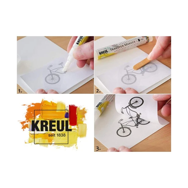 Pisak z medium transferowym, Kreul, 1–5 mm