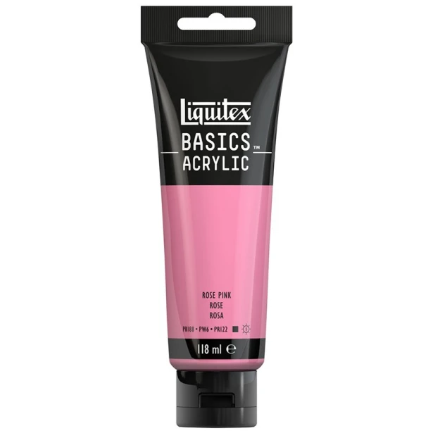 048 Rose pink, farba akrylowa Liquitex 118 ml