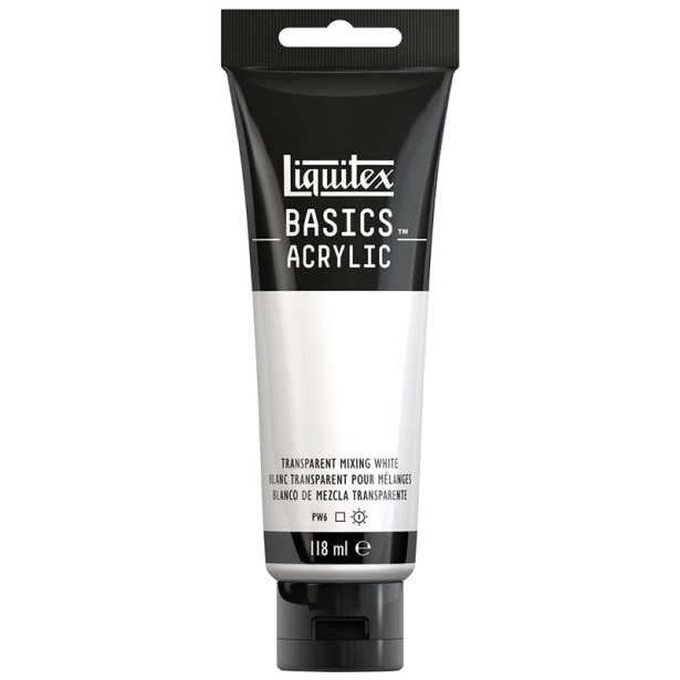 430 Transparent mixing white, farba akrylowa Liquitex 118 ml