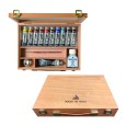 Polycolor, zestaw farb akrylowych, 10 x 20ml + akcesoria, kaseta