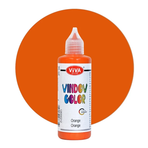 302 Orange, farba Window Color Viva Decor, 80 ml