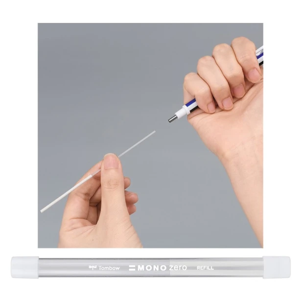 Wkłady do gumki Mono Zero okrągłej, Tombow, 2 szt