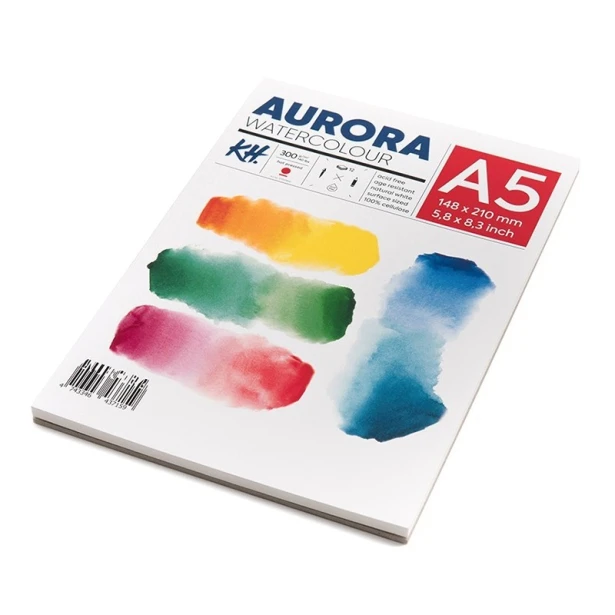 Blok do akwareli Aurora HP, A5, 300 g, 12 ark.