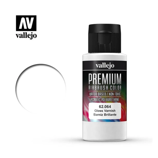 Werniks błyszczący, Premium Color Vallejo, 60 ml