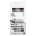 Ołówki rysunkowe Medium Winsor &amp; Newton, 12 szt.