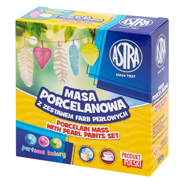 Masa porcelanowa Astra + farby 3 x 10 ml