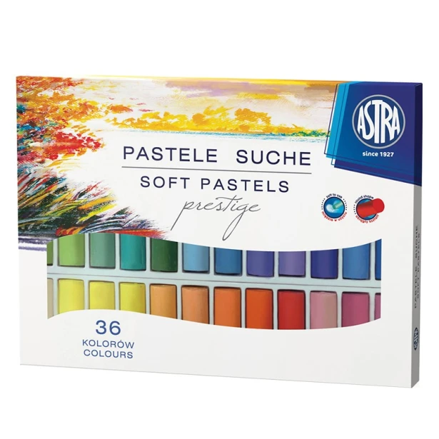 Pastele suche, okrągłe Prestige Astra, 36 kol.