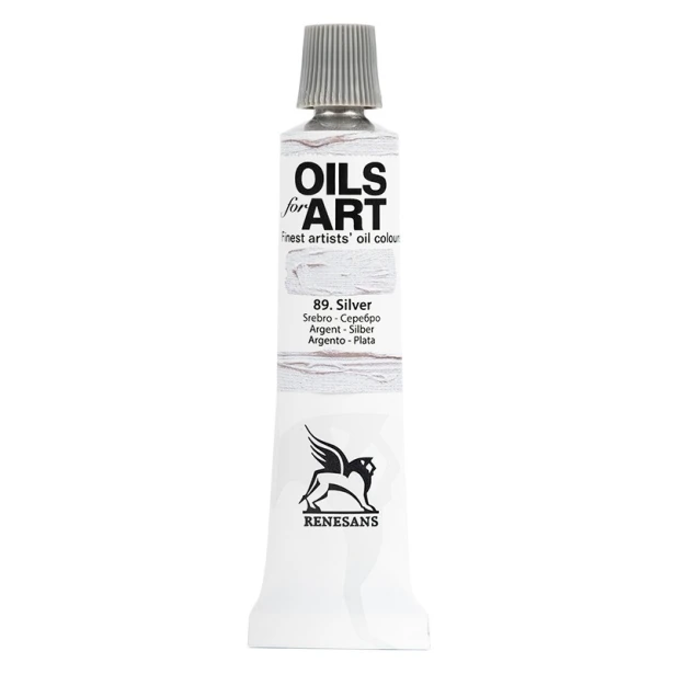 089 Srebrny, farba olejna For Art 20 ml