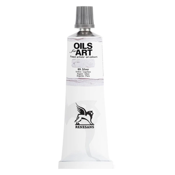 089 Srebrny, farba olejna For Art 60 ml