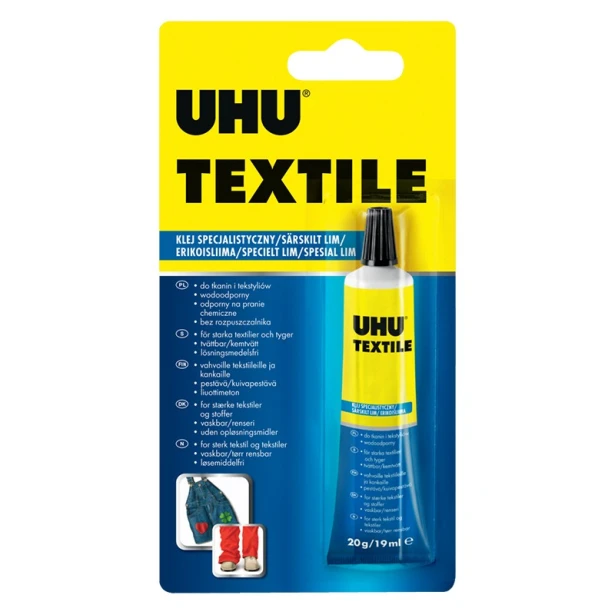 Klej do tkanin UHU Textile, 19 ml
