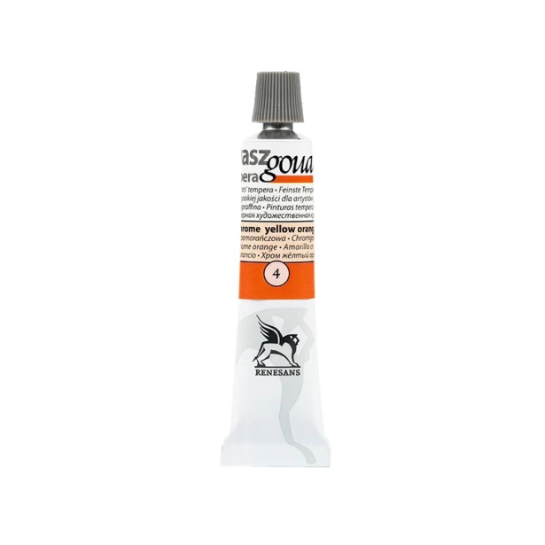 04 Żółć Chromowa Pomarańczowa, gwasz Renesans 20 ml