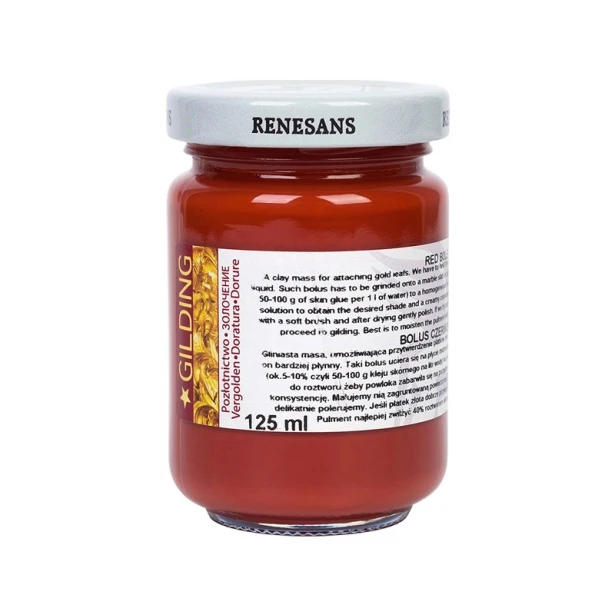 Bolus czerwony – masa do złoceń Renesans, 125 ml