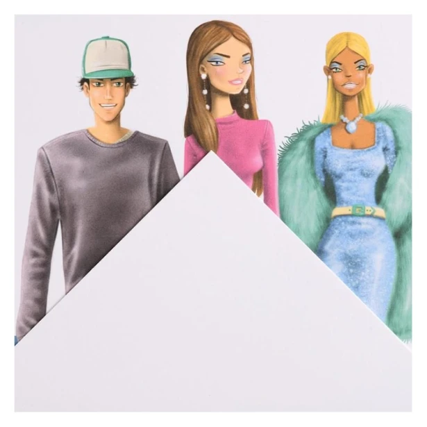 Blok XSmart Fashion Design A4, 30 ark. 180 g/m²