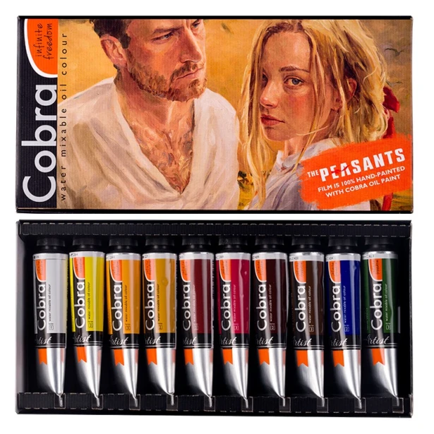 Farby olejne Cobra Artist Portrait, 10 x 40 ml