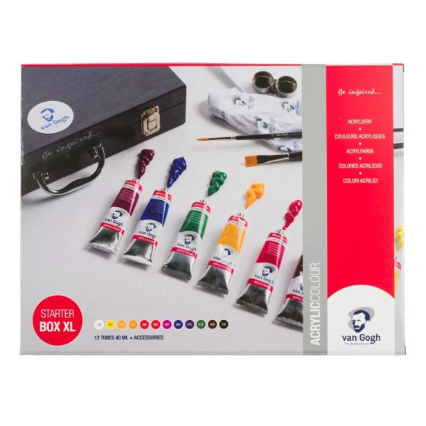 Farby akrylowe Van Gogh Starter Box XL, 12 x 40 ml