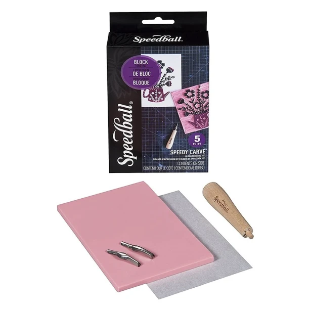 Zestaw do linorytu Speedy-Carve Speedball, 5 elem.