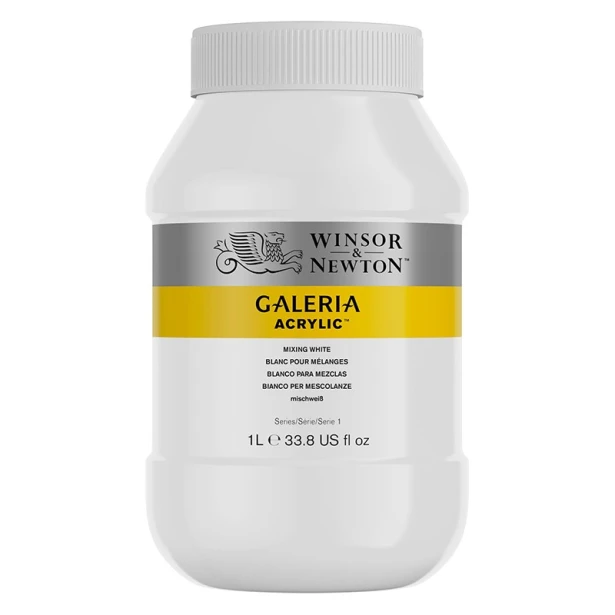 415 Mixing white, farba akrylowa serii Galeria 1000 ml