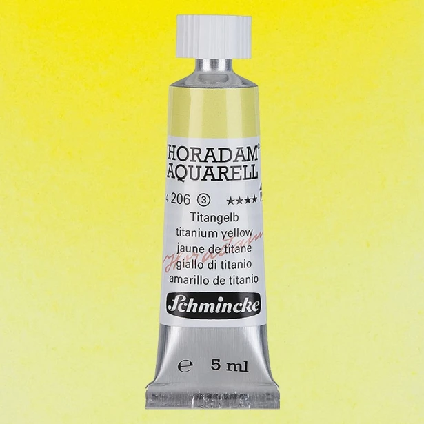 206 Titanium Yellow, akwarela Horadam Schmincke 5 ml