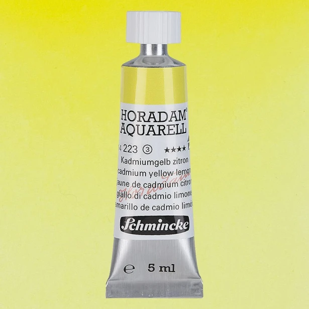 223 Cadmium Lemon Yellow, akwarela Horadam Schmincke 5 ml