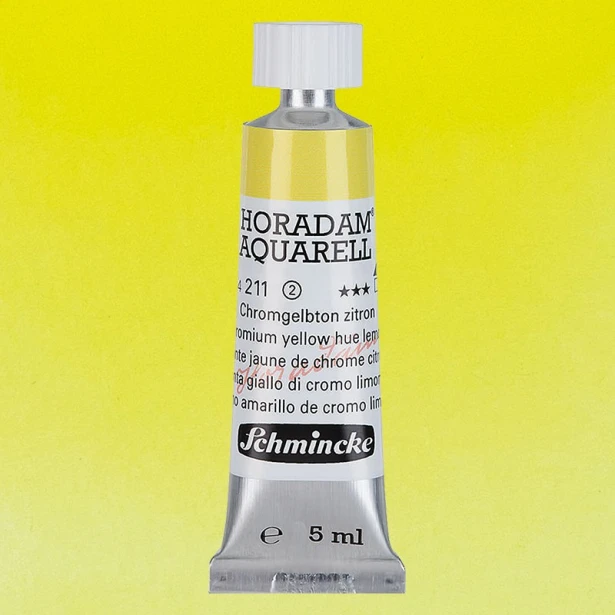 211 Chromium Yellow Hue Lemon, akwarela Horadam Schmincke 5 ml