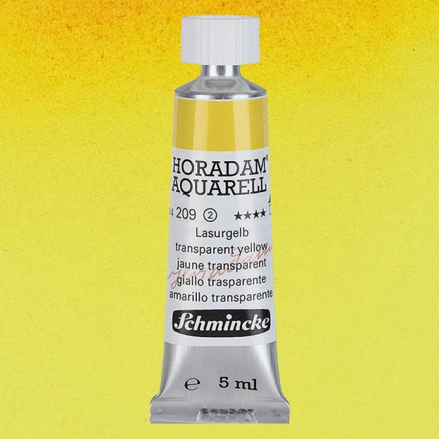 209 Transparent Yellow, akwarela Horadam Schmincke 5 ml