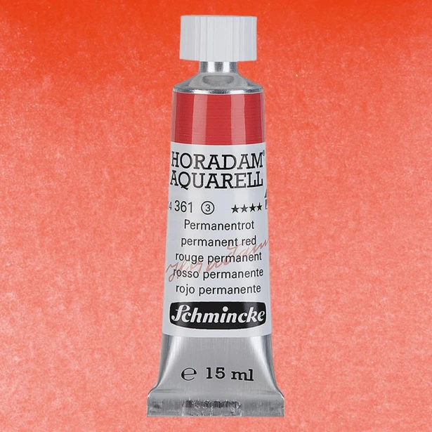 361 Permanent Red, akwarela Horadam Schmincke 5 ml