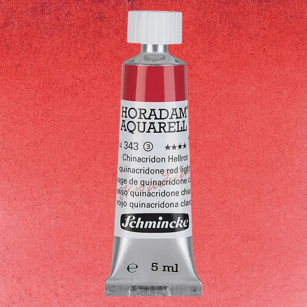 343 Quinacridone Red Light, akwarela Horadam Schmincke 5 ml