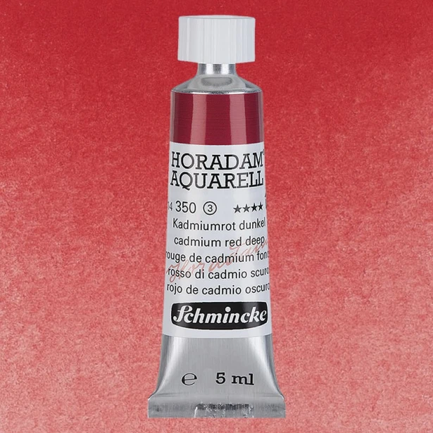 350 Cadmium Red Deep, akwarela Horadam Schmincke 5 ml