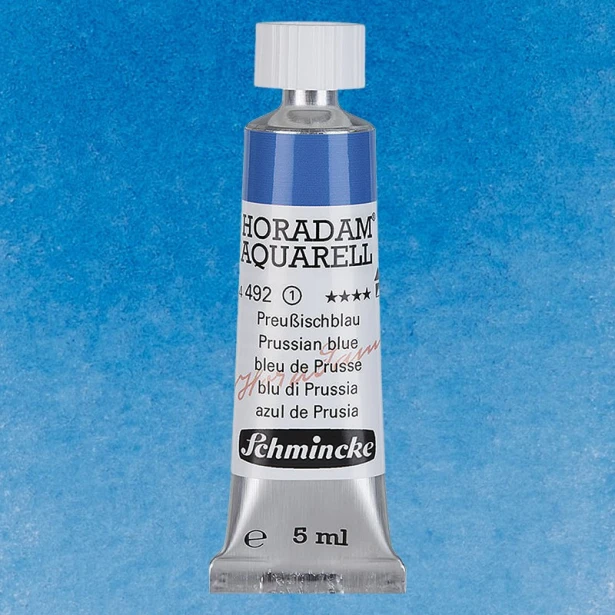 492 Prussian Blue, akwarela Horadam Schmincke 5 ml